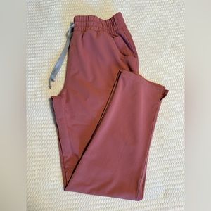 Figs Mauve Yola High Waisted Scrub Pants Size M